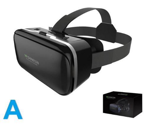 Original VR Shinecon Gafas De Realidad Virtual 120 Fov 3D Gafas Google Carton Con Auriculares Estereo Caja Para...