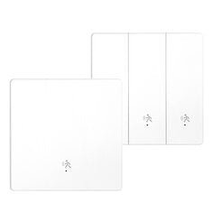 MOES SVL01-Z Tuya Zigbe Smart Human Presence Switch 10GHz mmWave Radar Detection Timing Function Wall Light Voice Control with Alexa Google Home