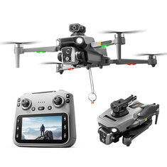 XKJ K19 MAX GPS 5G WiFi FPV with 5_9inch LCD Screen Controller HD Dual Camera Se