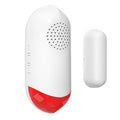 AW401S Tuya WiFi Door Window Sensor Alarm Home Security Wireless Magnetic Sensor Anti-Theft Alarm Sound and Light Smart Voice Tuya APP Control