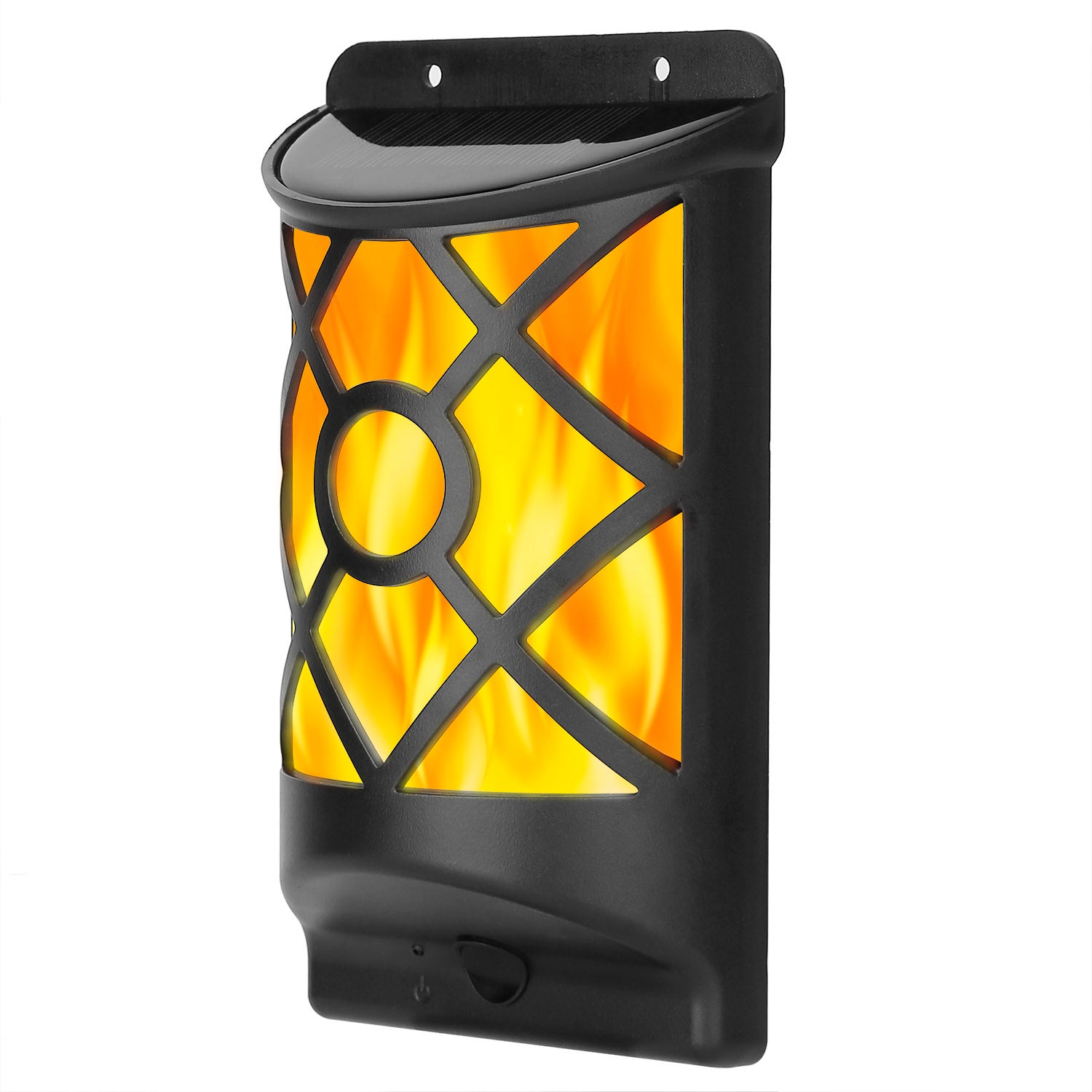 Forbidden To Sell On Walmart 1Pc Flame Solar Lights Outdoor 96 LEDs Waterproof Flickering Flame Wall Mount Lamp Auto...