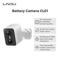 LNDU CL01 4K Wireless Security Camera 143 Degree Wide Angle Infrared Night Vision Human Body Sensing Dual...