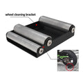 Motorcycle Wheel Cleaning Stand With Motorcycle Bike Cleaning Brush Kit, Cleaning Wash Kit With Storage Bag For Tire...