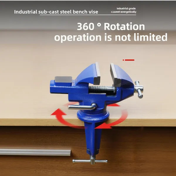 Bench Vise Worktable Precision Bench Vise Fixture Small Household Table Vise, Industrial-grade Heavy-duty Table Vise...