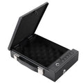 Smart Fingerprint Safe with Tuya App 29cm x 19cm x 6.3cm Iron Construction Alarm System Secure Storage Advanced Biometric Lock