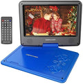 DBPOWER 11.5" Portable DVD Player, 5-Hour Built-in Rechargeable Battery, With 9" Swivel Screen, Support CD/DVD/SD...