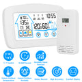 1Pc Wireless Weather Station With Clock 196FT Range Indoor Outdoor Thermometer Sensor Temperature And Humidity...