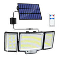 Elfeland 328LED Solar Light Outdoor Lamp Super Bright Motion Sensor Waterproof 3 Working Modes Spotlight Solar for Garden Securi for Outside Landscape