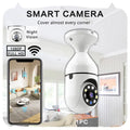 Light Bulb Security Camera Outdoor 2packs HD Wireless 5GHz&2.4GHz WiFi Home IP Cameras E27 360 Degree Panoramic,Motion Detection And Alarm,Two-Way Audio,Night Vision