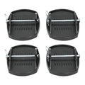 4Pcs Caravan Jack Pads Leveller Wheel Foot Leg Support Jacking Lift Pad Support Stand For Trailers RV Universal Jack...