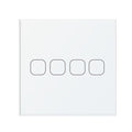 86 Type Tuya WiFi Touch Smart Switch Voice Control APP Control Timer Function Work with Amazon Alexa Google Assistant [Neutral Wire]