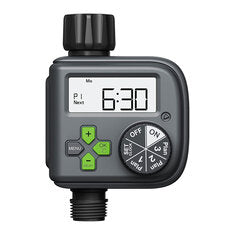 Rainpoint Smart Garden Irrigation Timer Weather-Responsive Rain Delay LCD Digital Water Timer Automatic Watering System Drip Irrigation Controller