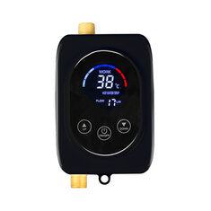 3800W 220V Mini Instant Water Heater with Touch Screen Smart Wall Mounted Electric Shower for Bathroom Kitchen EU Plug