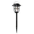 Elfeland Solar Outdoor Lights Splashproof Motion Sensor Wall Mounted Lawn Lamp for Garden Yard Pathway Camping Decoration Atmosphere