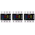 Tuya Wifi Power Energy Meter AC Monitor AC 85-290V 80A 3 Phase 4-wire DIN Rail Over Under Voltage Protector Electricity Meter