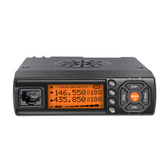 ZASTONE Z218 Mini Mobile Radio Dual Band UHF VHF 128 Channels 25W High Power Compact Design Car Walkie Talkie Portable Communication