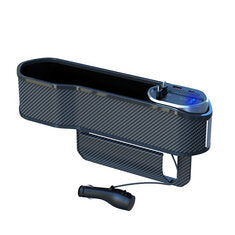 Multifunctional Seat Gap Organizer Box Telescopic Super Fast Charging Car Charger Car Seat Gap Storage Box Wireless Charging Storage