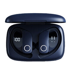 SANAG Z9 TWS Earphone bluetooth Earphone HiFi Stereo Deep Bass Dual Microphones CVC Call Noise Cancelling Power Display IPX5 Waterproof Earhooks Sports Headphones