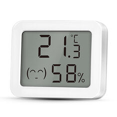 Ewelink Smart Zigbe Temperature Humidity Sensor LCD Display Thermometer Hygrometer APP Remote Control Real-time Monitoring Work with Alexa Google Home