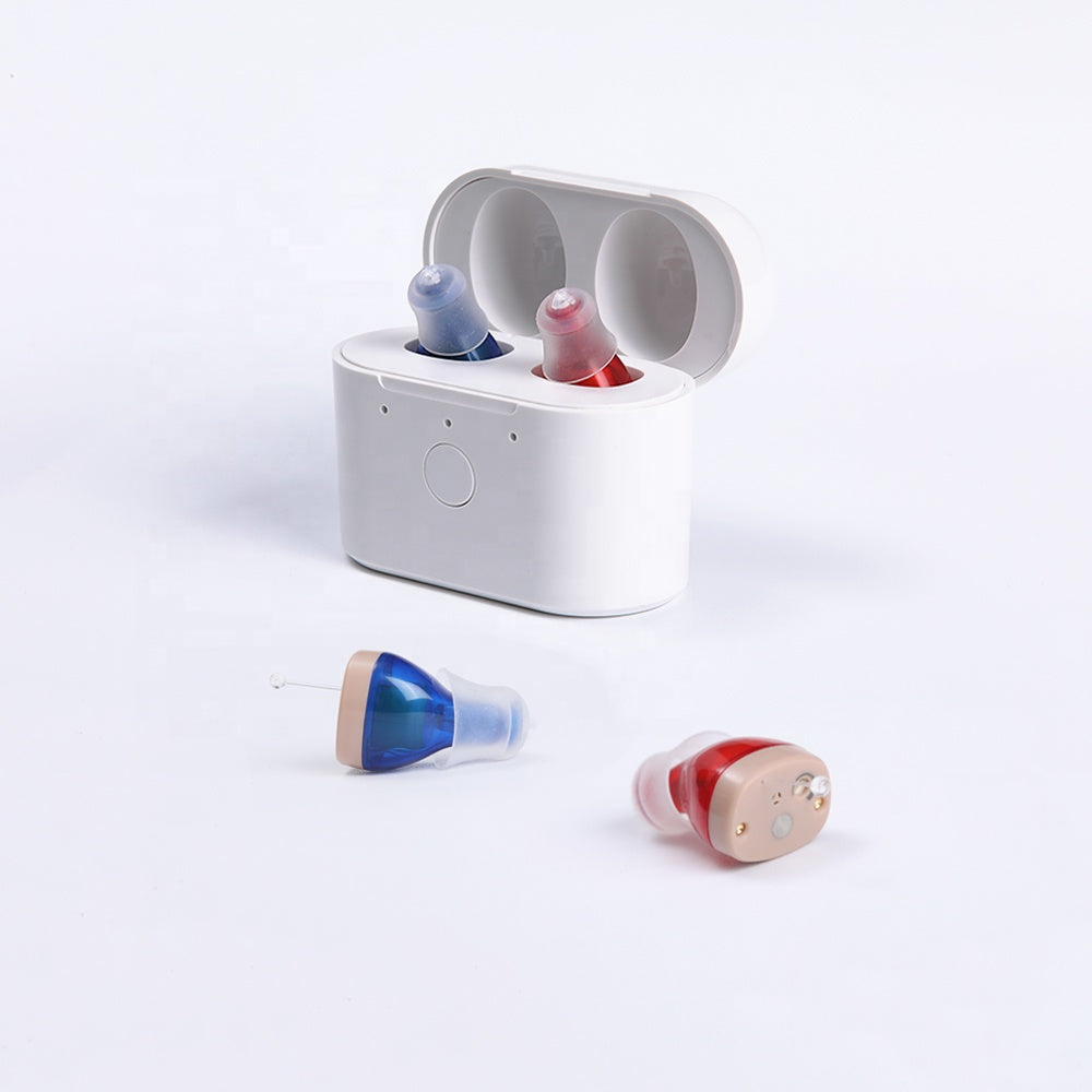Rechargeable Hearing Aids Intelligent New Style Hearing Aid Low Noise Deaf Ear Amplifier Adjustable Tone Hearing Device