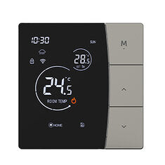 SDM6 Smart WiFi Thermostat wiith LCD Touch Screen for Floor Heating APP Remote Voice Control with Alexa Google Home Programmable Weekly Schedule Child Lock