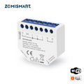 Zemismart WiFi Smart Relay Switch 1 Gang with Power Monitor Neutral Required Work with Tuya App Smart Life App