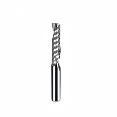 6mm Shank Solid Carbide Spiral Router Bit Single Flute Up Cut O Type for CNC Milling Aluminum Wood Acrylic PVC & MDF 3D Engraving Tool