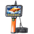 VISHRT T27 Dual Camera Dual Picture Handheld Endoscope 7mm 5 Inch LCD 1080P Borescope High Definition 5-6 Hours Battery Life