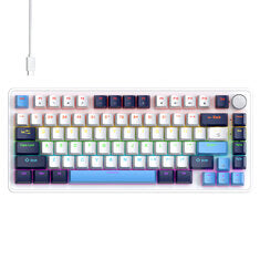 K82 Type C Wired Mechanical Keyboard Knob 75pct Layout PCB Hot Swappable