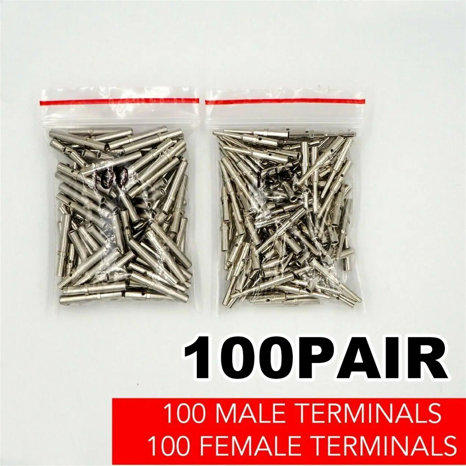 10 0 Pairs Deutsch Solid Terminal No.16 Contact Pins Male Female Connector Plug