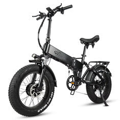 [EU DIRECT] CMACEWHEEL RX20MAX-T Electric Bike 48V 18AH 750W*2 Dual Motor 20inch 40-60KM Max Mileage 120KG Max Load Electric Bicycle