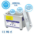 Support Pan European-0.8L Ultrasonic Cleaning Device Ultrasonic Cleaner Stainless Steel Ultrasonic Cleaner
