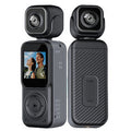 Q3 Portable Action Camera 4K Ultra HD Dual Lens Mini Recorder WiFi Night Vision 2000mAh Battery Loop Recording for Sports Travel Vlogging Outdoor