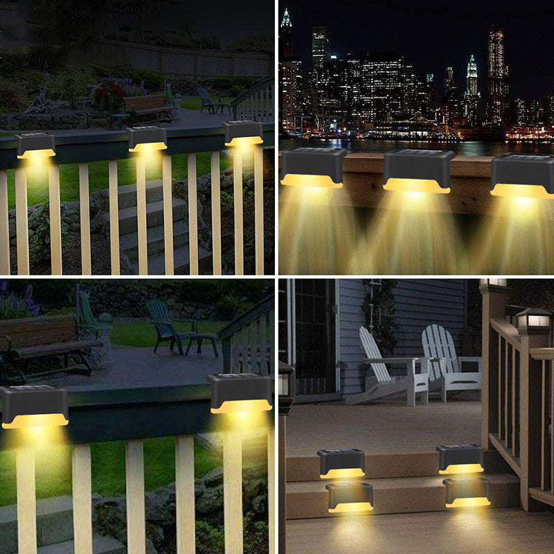 New Upgrade Waterproof LED Solar Fence Lamp Solar Deck Lights Solar Step Light Outdoor For Patio Stairs Garden...