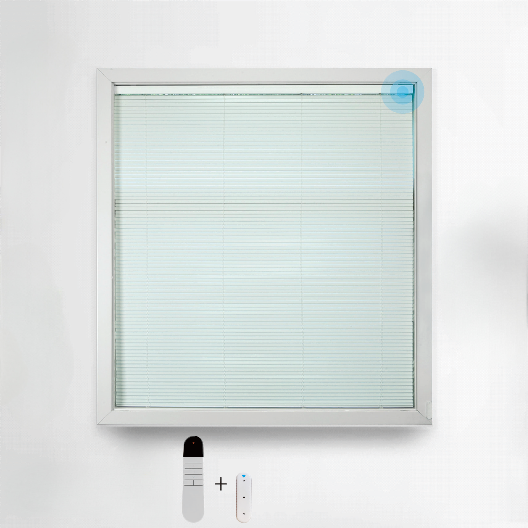 Paired With 15 Channel Remote Control And Solar Charging Panel, Electric Blinds, Intelligent Remote Blinds, Silent...