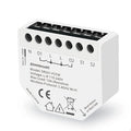 Zemismart SRS01-P2TW Tuya WiFi Relay Switch 2 Gang 10A per Channel Energy Monitoring Works with Alexa Smart Life App Remote Control Timer Requires Neutral Wire
