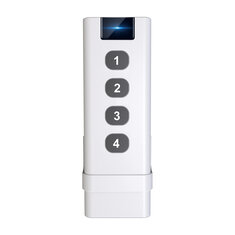 Moes Tuya Smart Zigbe Scene Switch 4 Gang 12 Scenes Remote Tuya Zigbe Hub Required No Control Devices Limitation