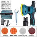 Car Polishing Machine For Car 12V Cordless Polisher 8 Gears Automotive Electric Waxing Repairing Wireless Sander...