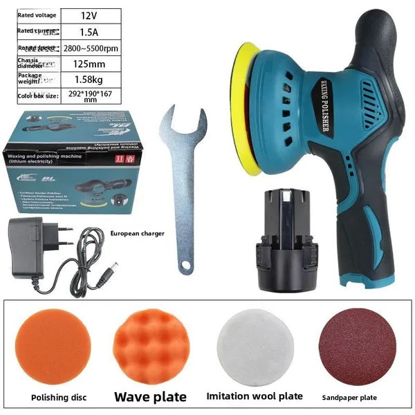 Car Polishing Machine For Car 12V Cordless Polisher 8 Gears Automotive Electric Waxing Repairing Wireless Sander...