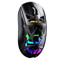 M7 Tri-mode Hollow Gaming Mouse with RGB Light 800-3600DPI 500mAh Type-C Rechargeable Wireless E-sports Punk Gamer Mice 95g Lightweight PC Office Computer Mouse