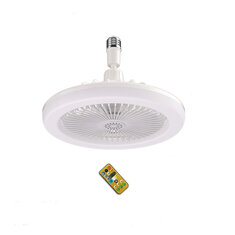 E27 Ceiling Fan Light Brightness & Color Temperature Dimmable 3-Speed Wind with Remote Control for Living Room Dining Room