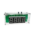 DIY Digital Clock Kit Multifunctional DS1302 USB Nixie Tube Display with Alarm Temperature Memory Brightness