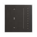 MOES Tuya Star Feather Series Zigbe Smart Curtain Switch Anti-Glare Touch Panel Flowing Backlight Work with Alexa Google Home