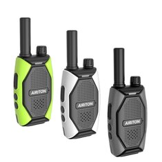 AIRITON AI86 Mini Walkie Talkie UHF 400-470MHz 16 Channels Wireless Copy Frequency Type-C Fast Charging Two-Way Handheld Walkie Talkie with TFT Screen