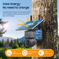 Outdoor Camouflage Solar Waterproof Surveillance Camera Night Vision