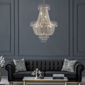 Same As W1340P143189  Gold Crystal Chandeliers,Large Contemporary Luxury Ceiling Lighting For Living Room Dining Room Bedroom Hallway   Without Bulb