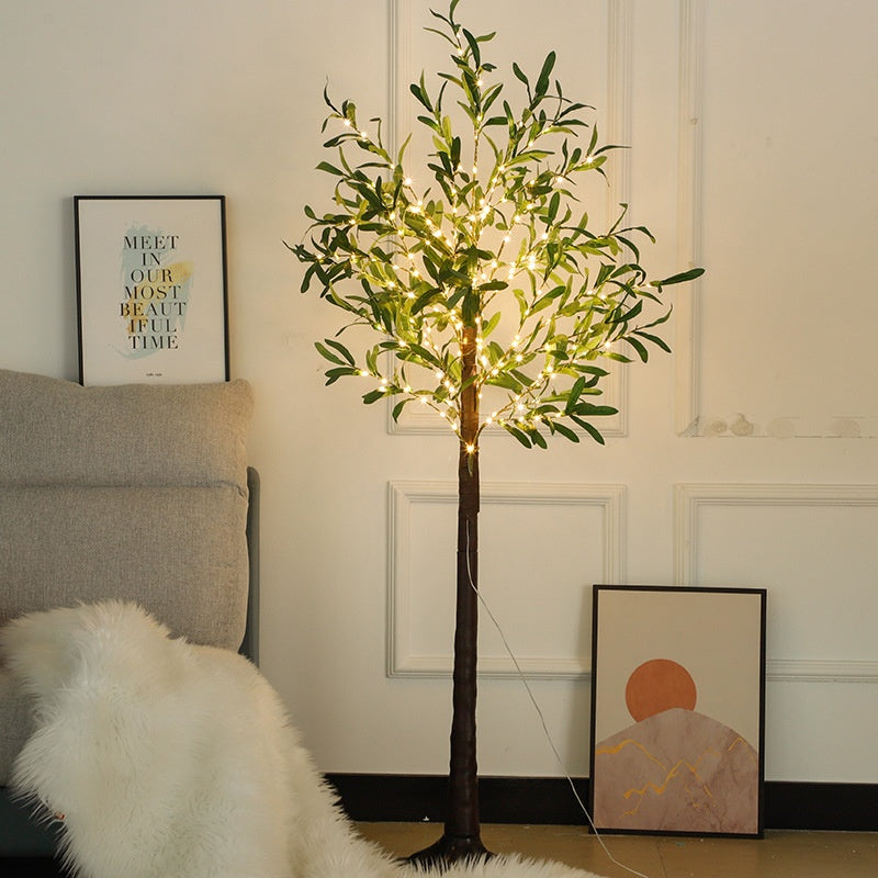 1.8m Simulation Olive Leaf Tree Courtyard Decoration Landscape Tree Lamp — kaufen online Deutschland