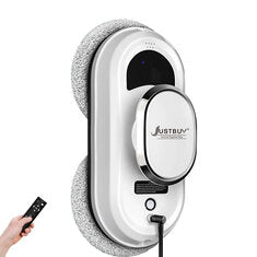 [EU Direct]JUSTBUY W11 Electric Smart Window Cleaning Machine with Remote Control Automatic Glass Cleaner for Home High-Rise Building Glass Wall