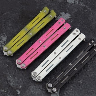 Butterfly Fancy Show Titanium Alloy Uncut Edge