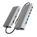 Bakeey FX15W 15 in 1 USB-C Hub Docking Station Adapter with 1*PD/ 1*SD/ 1*TF/ 4*USB 2.0/ 3*USB 3.01*HDMI/1 *LAN/ 1*VHA/ 1*Audio